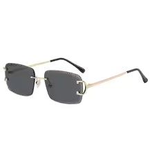 lunettes STYLE chic ( noir, doré )