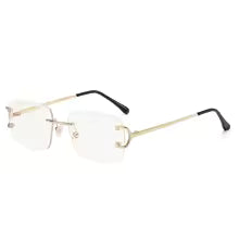 lunettes STYLE chic ( transparent, doré )