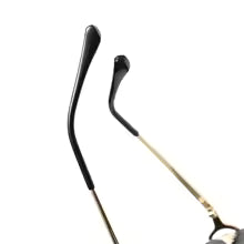 lunettes STYLE chic ( noir, doré )